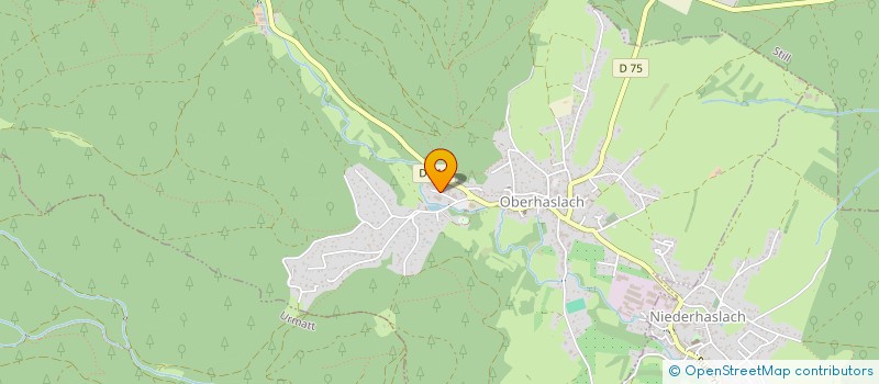 localisation de l'entreprise SOCIETE DE DEROULAGE DE LA VALLEE à OBERHASLACH