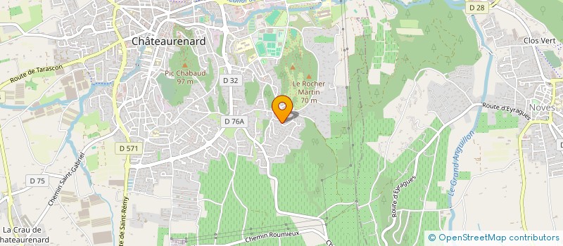 localisation de l'entreprise SOCIETE DE DESINFECTION VAPEUR  CHATEAURENARD