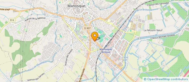 localisation de l'entreprise SOCIETE DE DESTOCKAGE DE PRODUITS ALIMENTAIRES ET DE PRODUITS ANNEXES à MANOSQUE