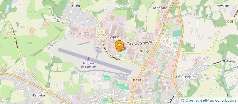 localisation de l'entreprise SOCIETE DE DETECTION DE RESEAUX ENTERRES à LANNION
