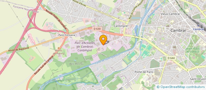 localisation de l'entreprise SOCIETE DE DEVELOPPEMENT COSMETIQUE à CAMBRAI