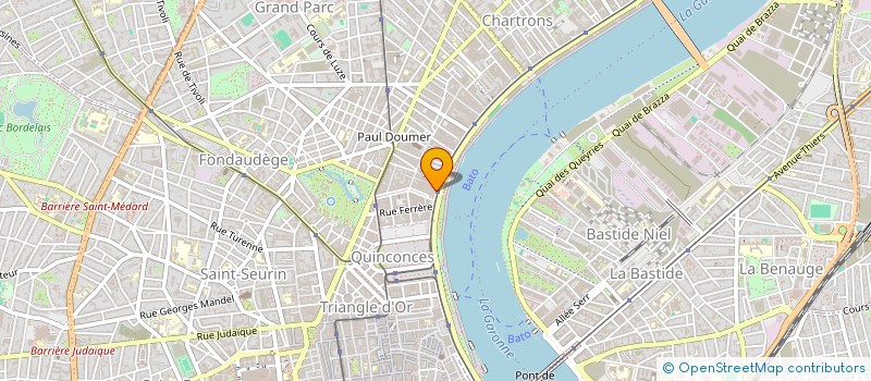 localisation de l'entreprise SOCIETE DE DEVELOPPEMENT DE L'ECONOMIE FORESTIERE à BORDEAUX