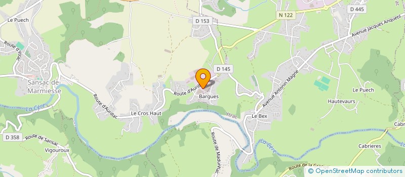 localisation de l'entreprise SOCIETE DE DEVELOPPEMENT DE PROJETS à SANSAC-DE-MARMIESSE