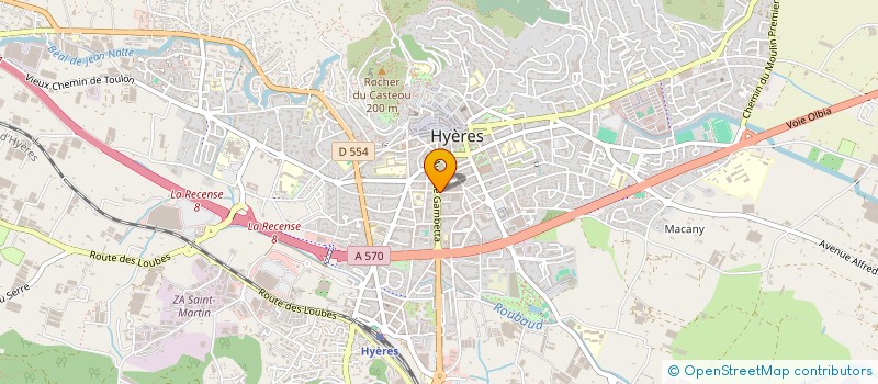 localisation de l'entreprise SOCIETE DE DEVELOPPEMENT DES PME à HYERES