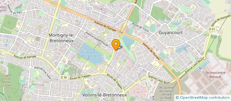 localisation de l'entreprise SOCIETE DE DEVELOPPEMENT DES TECHNIQUES INFORMATIQUES à VOISINS-LE-BRETONNEUX
