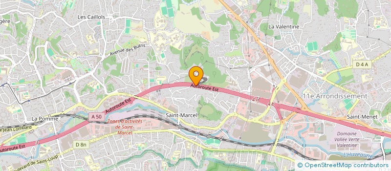 localisation de l'entreprise SOCIETE DE DEVELOPPEMENT DUTRON  MARSEILLE