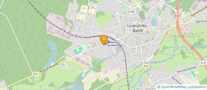 localisation de l'entreprise SOCIETE DE DEVELOPPEMENT IMMOBILIER DES MOUSQUETAIRES N84 SDIM N84  LUXEUIL-LES-BAINS