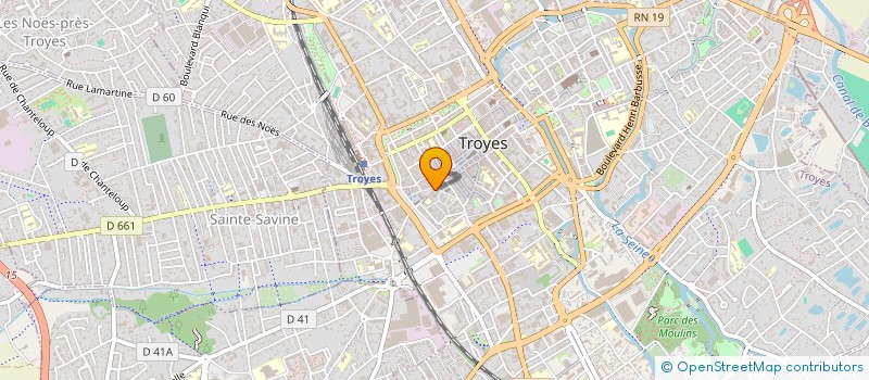 localisation de l'entreprise SOCIETE DE DIFFUSION AUDIO VIDEO MENAGER à TROYES