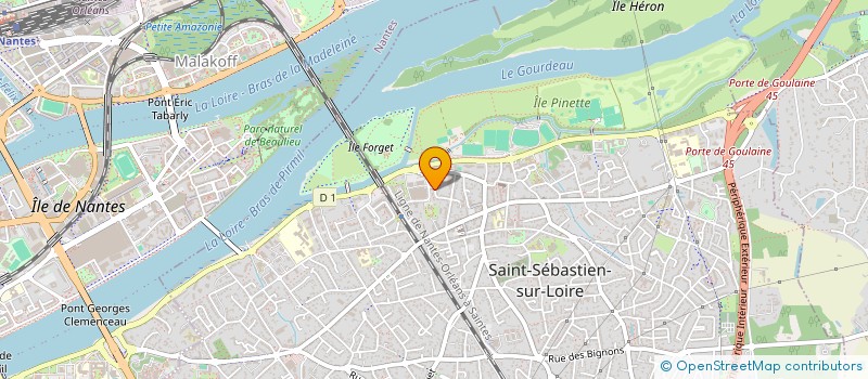 localisation de l'entreprise SOCIETE DE DIFFUSION D'IMPRIMERIE à SAINT-SEBASTIEN-SUR-LOIRE