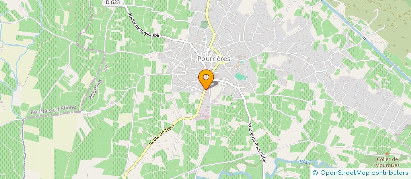 localisation de l'entreprise SOCIETE DE DIFFUSION D'OUTILS DE COUPE à POURRIERES