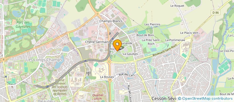 localisation de l'entreprise SOCIETE DE DIFFUSION DE PRODUITS ORIGINAUX CESSON NAIS  CESSON-SEVIGNE