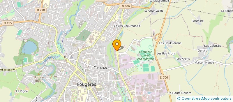 localisation de l'entreprise SOCIETE DE DIFFUSION LE BANSAIS à FOUGERES