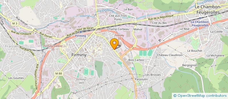localisation de l'entreprise SOCIETE DE DIFFUSION PRODUITS INNOVANTS à FIRMINY