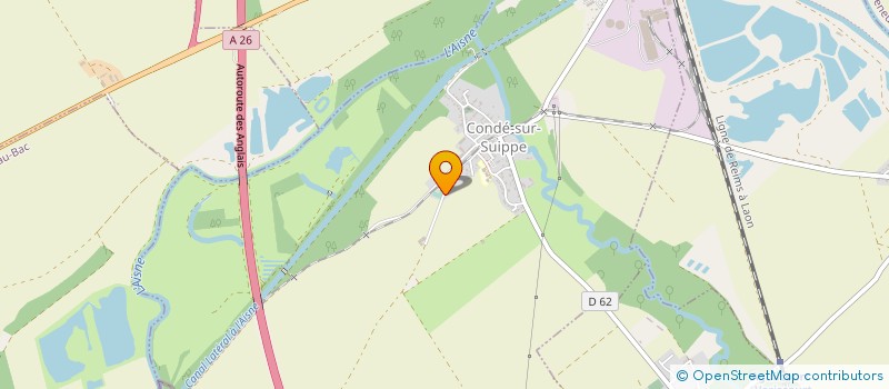 localisation de l'entreprise SOCIETE DE DIFFUSION SUR INTERNET ET AGENCE COMMERCIALE  CONDE-SUR-SUIPPE