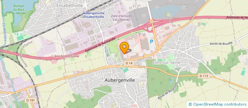 localisation de l'entreprise SOCIETE DE DIFFUSION YVELINES CONFECTION  FLINS-SUR-SEINE