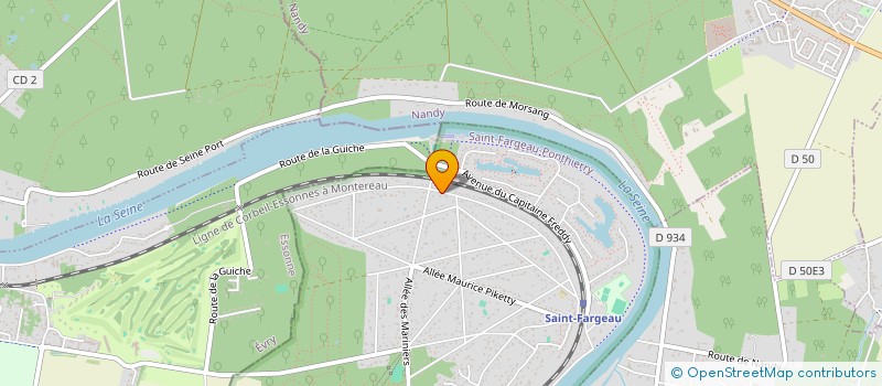 localisation de l'entreprise SOCIETE DE DISTRIBUTION ALIMENTAIRE à SAINT-FARGEAU-PONTHIERRY