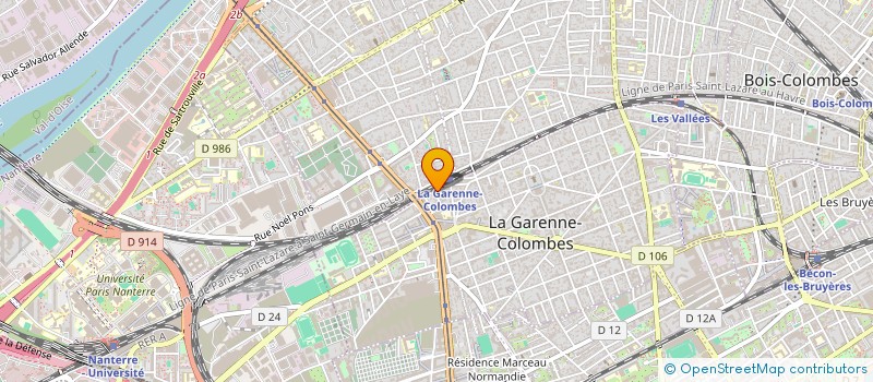 localisation de l'entreprise SOCIETE DE DISTRIBUTION ALIMENTAIRE à LA GARENNE-COLOMBES