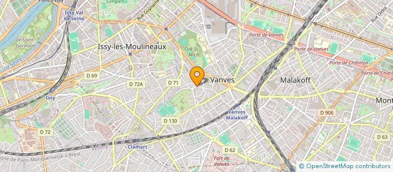 localisation de l'entreprise SOCIETE DE DISTRIBUTION ALIMENTAIRE  VANVES