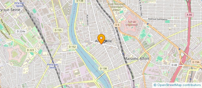 localisation de l'entreprise SOCIETE DE DISTRIBUTION ARBORICOLE à ALFORTVILLE