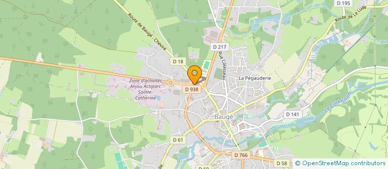 localisation de l'entreprise SOCIETE DE DISTRIBUTION BAUGEOISE à BAUGE-EN-ANJOU
