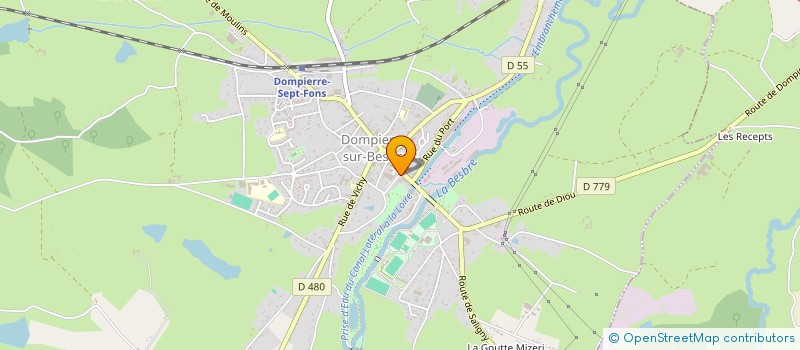localisation de l'entreprise SOCIETE DE DISTRIBUTION CHARGROS à DOMPIERRE-SUR-BESBRE