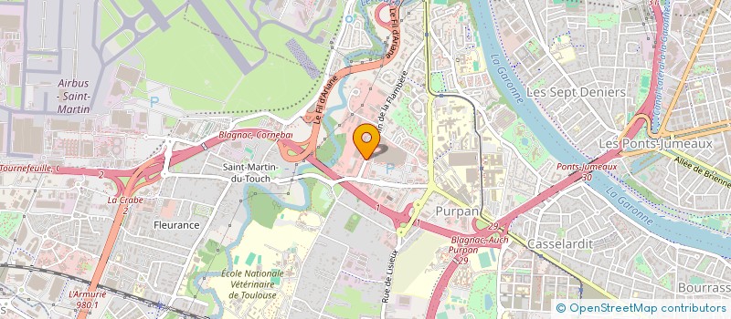 localisation de l'entreprise SOCIETE DE DISTRIBUTION D'AMEUBLEMENT ET PAR ABREVIATION SODIAM à TOULOUSE