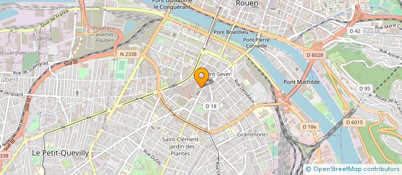 localisation de l'entreprise SOCIETE DE DISTRIBUTION D'ARTICLES DE CADEAUX, D'HORLOGERIE ET D'ELECTRONIQUE - SODACHE à ROUEN