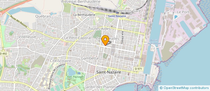 localisation de l'entreprise SOCIETE DE DISTRIBUTION DE BRETAGNE à SAINT-NAZAIRE