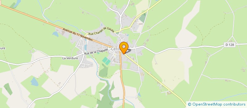 localisation de l'entreprise SOCIETE DE DISTRIBUTION DE CERILLY à CERILLY