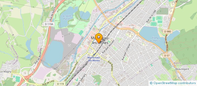 localisation de l'entreprise SOCIETE DE DISTRIBUTION DE CHAUSSURES, MAROQUINERIE, VETEMENTS ET ACCESSOIRES DIVERS à MONTCEAU-LES-MINES