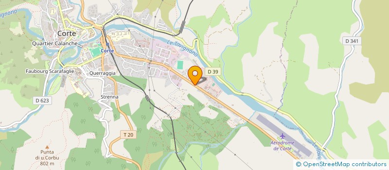 localisation de l'entreprise SOCIETE DE DISTRIBUTION DE MATERIAUX à CORTE