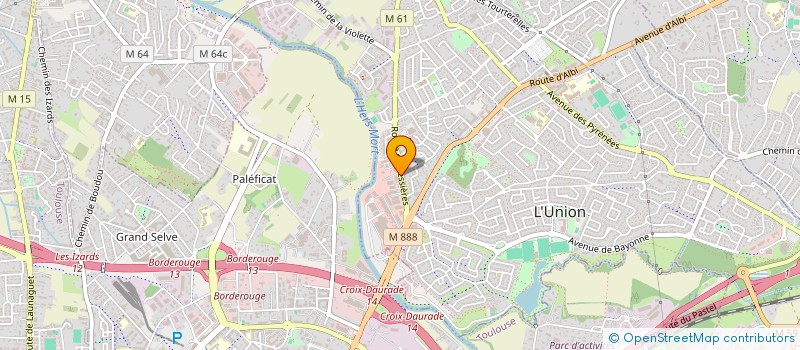 localisation de l'entreprise SOCIETE DE DISTRIBUTION DE MATERIAUX BIOSOURCES à L'UNION