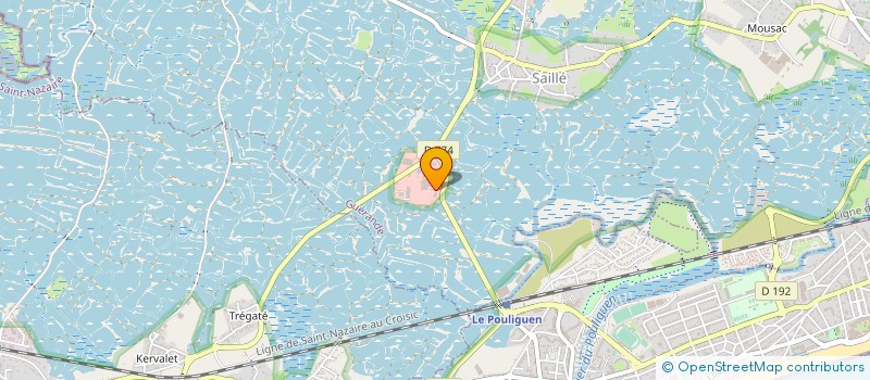 localisation de l'entreprise SOCIETE DE DISTRIBUTION DE PAPIER  GUERANDE