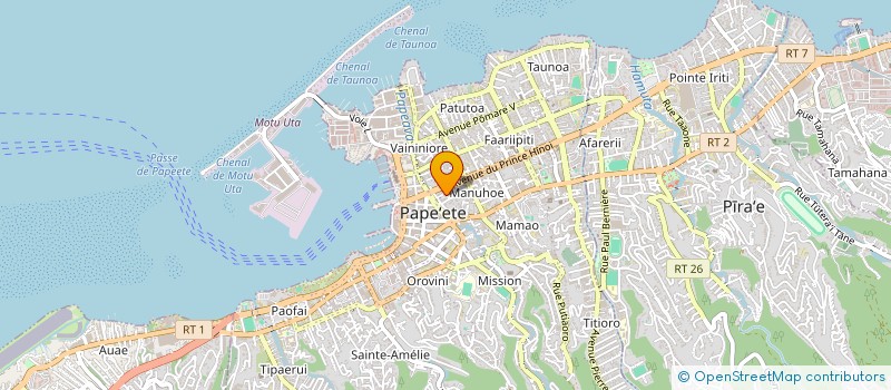localisation de l'entreprise SOCIETE DE DISTRIBUTION DE POLYNESIE à PAPEETE