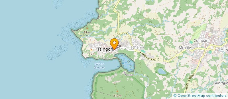 localisation de l'entreprise SOCIETE DE DISTRIBUTION DE PRODUITS à TSINGONI
