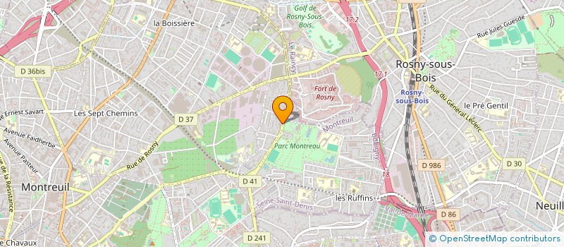 localisation de l'entreprise SOCIETE DE DISTRIBUTION DE PRODUITS ALIMENTAIRES à MONTREUIL