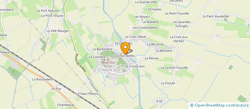 localisation de l'entreprise SOCIETE DE DISTRIBUTION DE PRODUITS FINS - S.D.P.F. à MONT-DOL