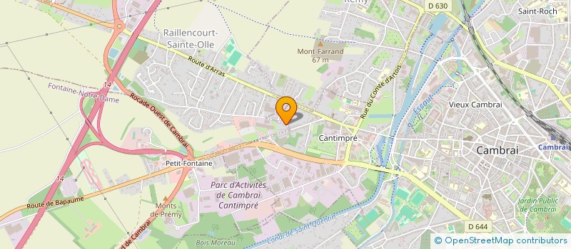 localisation de l'entreprise SOCIETE DE DISTRIBUTION DE PRODUITS POUR LA PROTECTION PERIMETRIQUE à RAILLENCOURT-SAINTE-OLLE