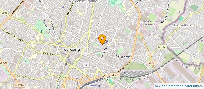 localisation de l'entreprise SOCIETE DE DISTRIBUTION DE SOLDES  TOURCOING