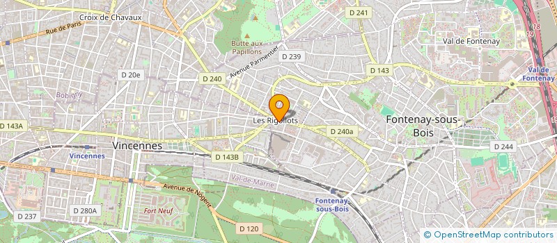 localisation de l'entreprise SOCIETE DE DISTRIBUTION DE VINS ET BIERES à FONTENAY-SOUS-BOIS