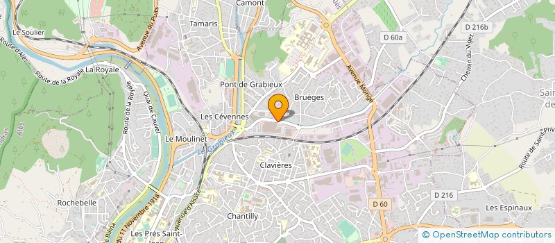 localisation de l'entreprise SOCIETE DE DISTRIBUTION DES ALLEMANDES à ALES