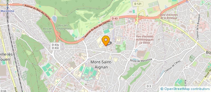 localisation de l'entreprise SOCIETE DE DISTRIBUTION DES MARQUES à MONT-SAINT-AIGNAN