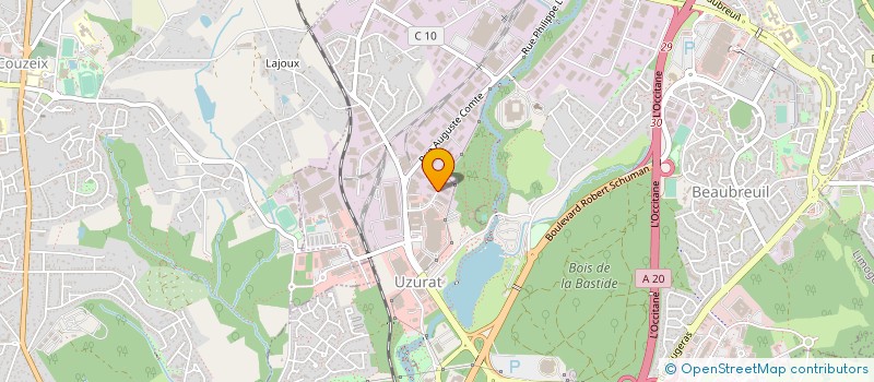localisation de l'entreprise SOCIETE DE DISTRIBUTION DES MENUISERIES DU CENTRE à LIMOGES