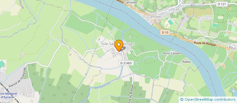 localisation de l'entreprise SOCIETE DE DISTRIBUTION DIRECT PRODUCTEURS BORDEAUX GRAVE ROSE  ISLE-SAINT-GEORGES