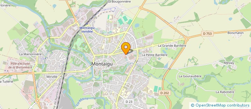 localisation de l'entreprise SOCIETE DE DISTRIBUTION DU NORD VENDEE à MONTAIGU-VENDEE