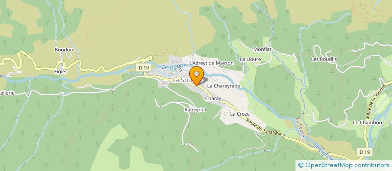 localisation de l'entreprise SOCIETE DE DISTRIBUTION ET DE PRODUCTION DE PRODUITS REGIONAUX SOPPREG à LA SOUCHE