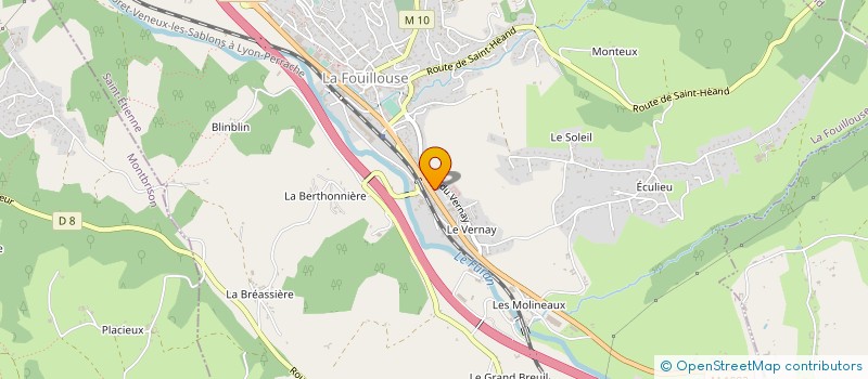 localisation de l'entreprise SOCIETE DE DISTRIBUTION FOREZIENNE - SODISFO PAR ABREVIATION: SODISFO à LA FOUILLOUSE