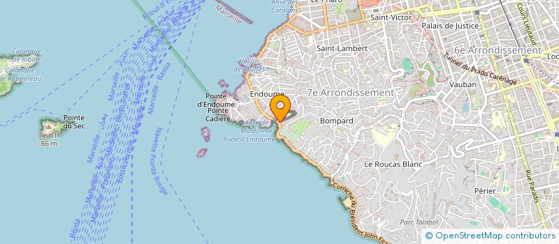 localisation de l'entreprise SOCIETE DE DISTRIBUTION GALLIGANI à MARSEILLE 7
