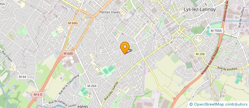 localisation de l'entreprise SOCIETE DE DISTRIBUTION HEMOISE  HEM