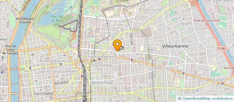 localisation de l'entreprise SOCIETE DE DISTRIBUTION HORLOGERE  VILLEURBANNE